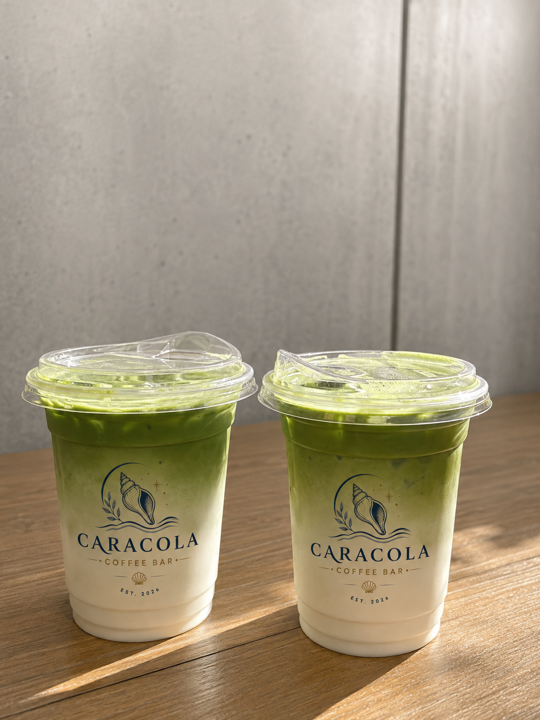 Dos Iced Matcha de Caracola Coffee Bar